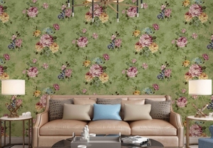 2025 nuovo 3D lussuoso fiore e pianta impronta impermeabile PVC insonorizzato <span class=keywords><strong>carta</strong></span> <span class=keywords><strong>da</strong></span> <span class=keywords><strong>parati</strong></span> per la famiglia per soggiorno camera <span class=keywords><strong>da</strong></span> letto Hotel - Product Image 4