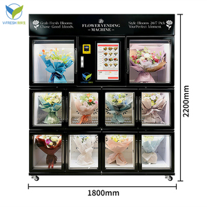 เครื่องจำหน่ายดอกไม้ VFresh แบรนด์ที่ได้รับอนุญาต ดีไซน์ทันสมัย พร้อม SDK รองรับการชำระเงินหลากหลายรูปแบบ และระบบจัดการบนคลาวด์ - Product Image 5