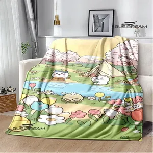 Coperte Calde in Flanella con Stampa 3D di Chiikawa, Morbide e Confortevoli, Copriletto, Regalo, Derivati di Animazione e <span class=keywords><strong>Film</strong></span> - Product Image 6