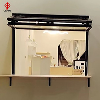 Profilé en alliage d'aluminium Verre d'intimité Fenêtre pliable en acier inoxydable pour hôtel Villa Cuisine Café Salle de bain Style ouvert Pliant