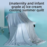 Couette d'été rafraîchissante en fibre de polyester lavable, très vendue en 2026, pour la climatisation, usage domestique et hôtelier, fine