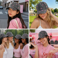 Gorra Trucker de Algodón Unisex Ajustable con Logotipo Bordado Personalizado de 6 Paneles, Estilo Vintage, con Visera Curva, Transpirable e Impermeable