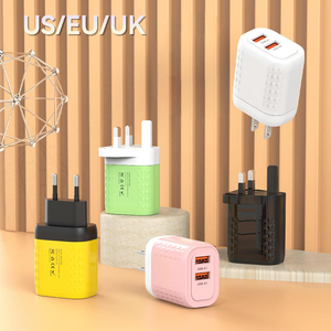 Caricabatterie USB-C Macaron Dual USB con Adattatore di Alimentazione, Campione Gratuito, Personalizzabile OEM PD20W per Ricarica Rapida <span class=keywords><strong>Apple</strong></span> <span class=keywords><strong>iPhone</strong></span> 17 16 e Telefoni Cellulari - Product Image 1