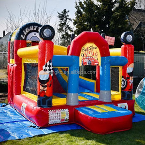 Combo Inflable Comercial para Fiestas, Ideal para Carnavales Infantiles, con Tobogán, Castillo Hinchable y Zona de Saltos - Product Image 1