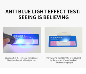 클래식 여성용 고양이 안경 PC 프레임 트렌디 컬러 그라데이션 변색 방지 블루 라이트 안경, 손상 무료 교체 - Product Image 4