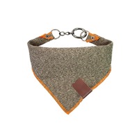 Qiqu fournitures pour animaux de compagnie nouveau concepteur chien Bandana écharpe triangulaire Bandana taille réglable accessoire élégant pour chiens de toutes tailles