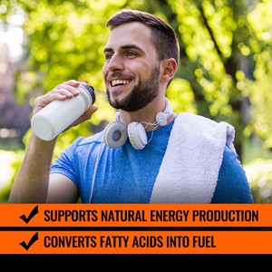 Fórmula sin azúcar L‑Carnitina 1500, ácido pantoténico líquido, L‑Carnitina líquida con ácido pantoténico para apoyo energético - Product Image 4