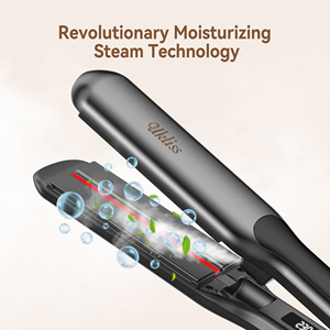 Nouvel Arrivage 2026 – Lisseur Professionnel à Vapeur Infrarouge, Fer Plat Ionique en Céramique avec Écran LCD <span class=keywords><strong>et</strong></span> PTC pour Femmes, Logo Personnalisé - Product Image 3