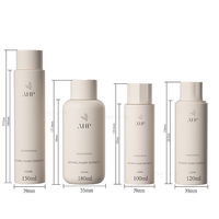 Bouteille en plastique PET avec étiquette personnalisée pour les soins de la peau Shampooing cosmétique Large Round Twist up Unique Body Wash Pet Bottle 100ml 120ml 150ml