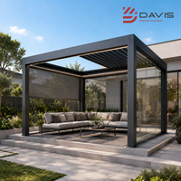 Fabricant de pergola pliante en aluminium avec gazebo rétractable pour jardin, terrasse et projets commerciaux