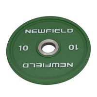 Nouvelles plaques de poids en fonte calibrées Newfield pour haltères, trou d'insertion de 2 pouces, kit d'entraînement de force pour salle de sport commerciale