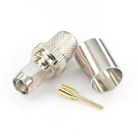 Conector Coaxial RF SMA Macho para Cable RG8 LMR400 50-7 7DFB, Antena