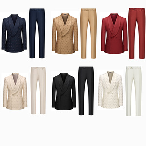 Ensemble de costume <span class=keywords><strong>pour</strong></span> <span class=keywords><strong>homme</strong></span>, style western, à double boutonnage, orné de strass, blazer et <span class=keywords><strong>pantalon</strong></span>, <span class=keywords><strong>pour</strong></span> banquet, <span class=keywords><strong>mariage</strong></span>, tenue de cérémonie - Product Image 2
