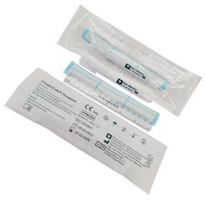 Plantilla de tatuaje profesional con regla de papel, punta fina estéril, cirugía, tatuaje quirúrgico, piel, Mini rotulador quirúrgico - Product Image 5