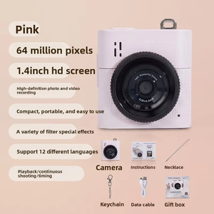 便携式迷你数码相机高清视频录制带屏幕紧凑型袖珍相机 - Product Image 4