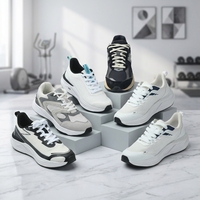 Chaussures de randonnée légères et respirantes en mesh avec semelle antidérapante et amortie, baskets d'extérieur à lacets