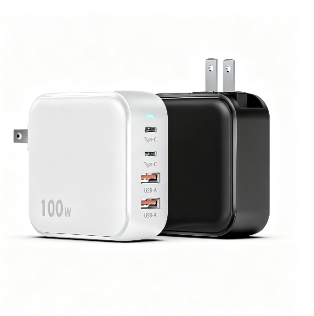 Factory Wholesale Bulk Discounts 100W GaN Travel Wall Charger Multi Device Fast Power Adapter for Laptop iPhone Samsung OEM ODM