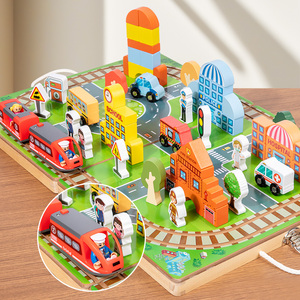 Ensemble de construction ferroviaire innovant de qualité supérieure, jouets éducatifs pour enfants, jeu créatif, OEM/ODM disponible - Product Image 2