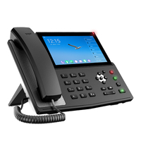 Téléphone IP Android Fanvil Enterprise haut de gamme avec écran tactile de 7 pouces et 20 lignes SIP pour les maisons de retraite Appels SIP WIFI Android