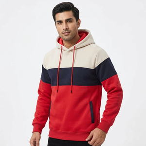 Sudadera con Capucha Personalizada para Hombre, 340 Gramos, Estilo Urbano, Hombros Caídos, Talla Grande, Sudadera Lisa para Hombre - Product Image 1