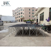 Vente directe usine : Plateforme de scène en aluminium Spider Riser Deck à installation par clés hexagonales