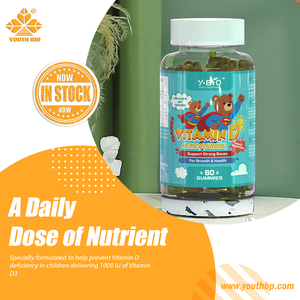 Gummies de Vitamine D3 Naturelle : Vitamine du Soleil pour les Professionnels de Bureau, 400 UI, Complément Quotidien pour la Santé Osseuse, Expédition Immédiate - Product Image 2