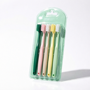 ชุดแปรงสีฟันขนแปรงนุ่มสีสันสดใส 5 ชิ้นสำหรับการดูแลช่องปากทุกวัน - Product Image 1