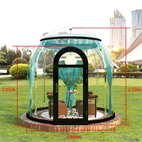 Dôme transparent pour PC, fabricant chinois, offre 360° °   Dômes transparents en polycarbonate rigide pour les parcs en pleine nature