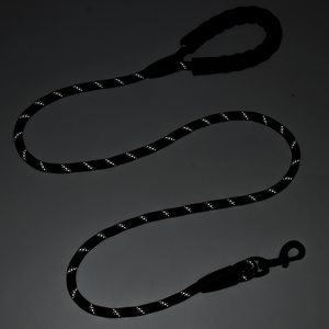 Laisse pour chien personnalisée durable en gros, imprimée, réfléchissante, en polyester/nylon, anti-explosion, avec poignée antidérapante, moderne et simple - Product Image 3
