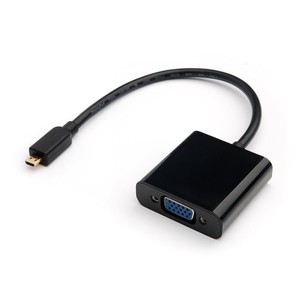 Adaptador Micro HDMI a VGA de 0,2 m para convertidor de vídeo de ordenador portátil 1080P - Product Image 1