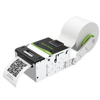 Cashino KP-801 80mm 3 inci USB RS232 LAN Printer Tiket Kios Dengan Pengeluaran Kertas untuk Pencetakan Tiket Lipat Kipas.