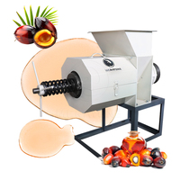 Industriële semi-automatische palmoliemachine - 500kg/u koolstofstalen expellerpers