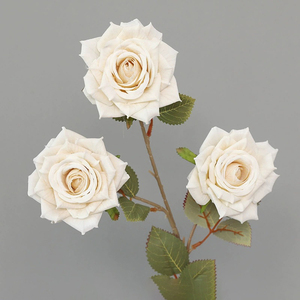 ดอกไม้ไฮเดรนเยียสีขาวอุปกรณ์ตกแต่งจำลองเสมือนจริงสำหรับคริสต์มาสงานแต่งงานจบการศึกษาขายส่ง - Product Image 6