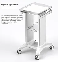 Chariot médical mobile personnalisé avec logo, chariot d'urgence pour hôpital