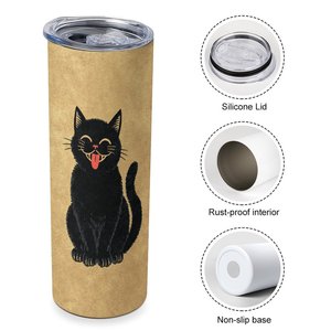 <b>Coffee</b> Tumbler Stainless Steel Tumbler 20oz Vacuum Insulated Straight Cup For Customization - Product Image 5