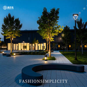 Lámpara de Jardín LED Moderna a Prueba de Agua, Luz LED para Exteriores, Parque, Comunidad, Jardín, Villa, Farola, Paisaje, Moderna y Minimalista - Product Image 2