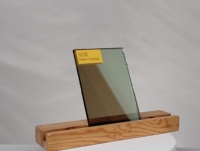 Verre réfléchissant doré de 5mm personnalisé Verre réfléchissant Verre réfléchissant pour fenêtres