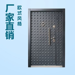 Porte de sécurité en acier, tôle d'acier laminée à froid, insonorisée, anti-effraction, extérieure, ouverture manuelle plate, porte complète, Zhejiang - Product Image 1