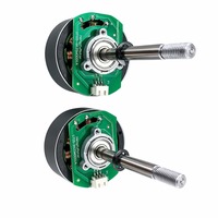 Ventilateur de ventilation personnalisé Hengyu OEM/ODM BL6125W 24V avec moteur CC sans balais à rotor externe et driver intégré, rotation antihorloge, 2269 tr/min, IP65, montage à bride