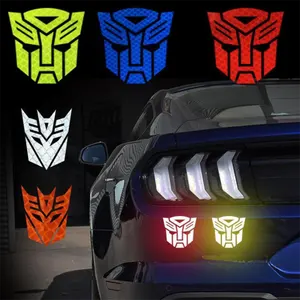 Trasformatori adesivi per auto riflettenti di alta qualità Decepticons Tail Badge adesivo per auto