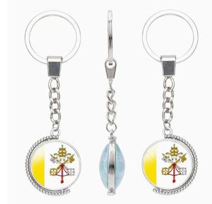 Llavero con Gema del Tiempo de los Productos Nuevos del Vaticano, Llavero con Gema del Tiempo con Banderas de Países de Europa - Product Image 1