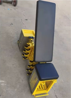 Banc de musculation multifonction réglable pour entraînement à domicile, avec support de rangement pour haltères et bancs pour exercices de musculation