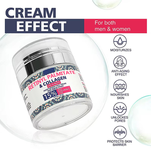 Crema hidratante <span class=keywords><strong>de</strong></span> colágeno retinal <span class=keywords><strong>de</strong></span> ácido hialurónico para hombres y mujeres, día, noche, cuello, cara, envejecimiento, crema antiarrugas, crema facial, loción - Product Image 4