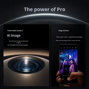 Smartphone 5G Moto X70 Air Pro 2026, Snapdragon 8 de 5e génération, Vidéo double 8K, 3.5 °   Stabilisation par IA du cardan, écran plat 1,5K de 6,78 pouces - Product Image 4