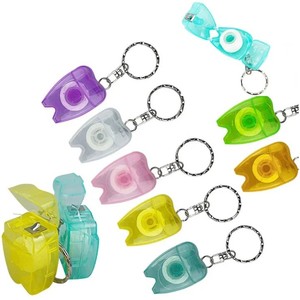Porta filo interdentale portatile porta chiavi portachiavi 10m Logo personalizzato porta filo filo <span class=keywords><strong>per</strong></span> <span class=keywords><strong>regali</strong></span> promozionali <span class=keywords><strong>ufficio</strong></span> dentista - Product Image 2