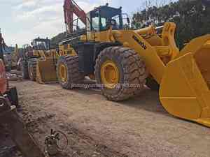 Chargeuse sur pneus Komatsu WA600 d'origine japonaise, grande chargeuse sur pneus, d'occasion, couleur d'origine Komatsu - Product Image 6