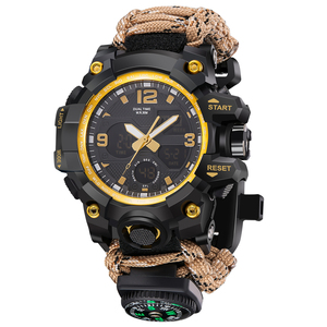 Últimas montre de survivre montre militaire Digital multi temperatura higrômetro bússola relógio para homens - Product Image 6