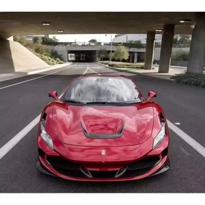 Kit carrosserie complet en fibre de carbone sèche <span class=keywords><strong>Novitec</strong></span> pour Ferrari <span class=keywords><strong>F8</strong></span> : lèvre avant, capot, garniture de sortie d'air, jupes latérales, lèvre arrière et aileron. - Product Image 2