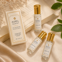 Parfum Doré 3ml Roll-on Parfumé Longue Durée pour Femme Sensation Premium Sans Alcool Roll-on pour Voitures