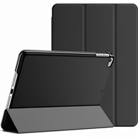 Étui de protection antichoc en cuir mince à trois volets avec fonction de mise en veille automatique pour tablette Apple iPad 5 6 Air 2 Air2 9.7" iPad5 iPad6